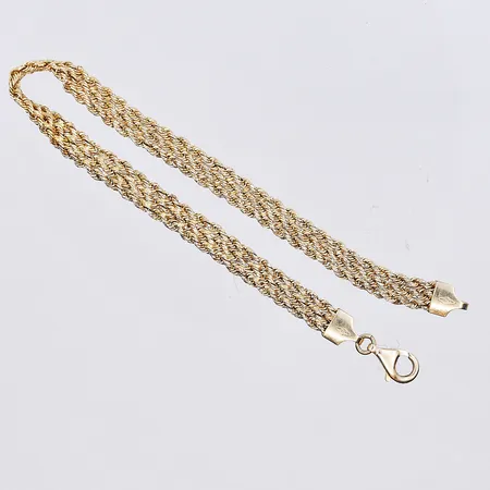 1 Armband modell Cordell Längd 19,5cm Bredd 6mm 18K Vikt: 4,2 g