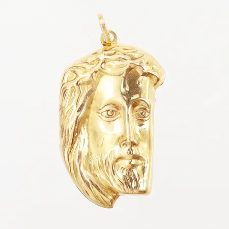 Hänge, Jesus, 50mm, bredd: 25mm, 18K  Vikt: 9 g