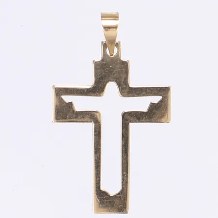 Hänge krucifix, 27x15mm, 18K Vikt: 0,8 g