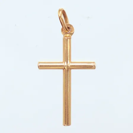 Hänge kors, längd 3,5cm, bredd 16,7mm, 18K Vikt: 1,5 g