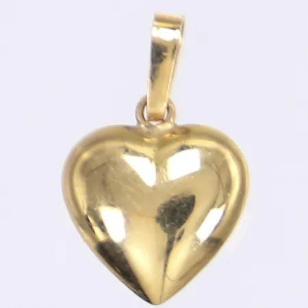 Hänge hjärta, 16x10mm, 18K Vikt: 0,4 g