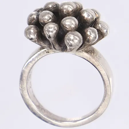 Ring, stl 17¾, bredd 3-20mm, silver 925/1000 Vikt: 14 g