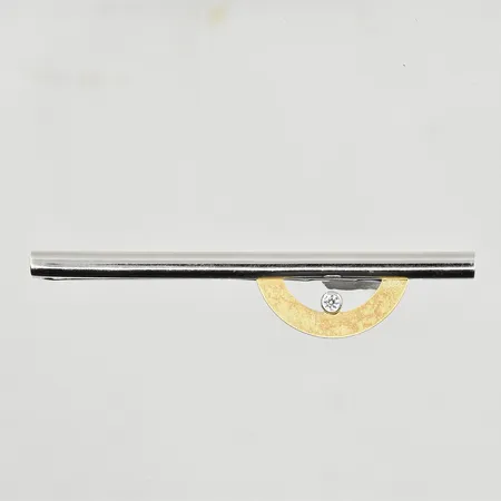 Slipsnål, längd 62 mm, bredd 4-12 mm, 925/1000 silver. Vikt: 6,3 g