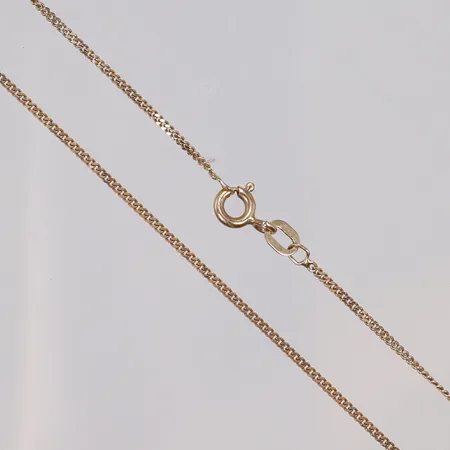 Kedja Pansar 38,5cm bredd 1mm GHA, 18K Vikt: 2,3 g