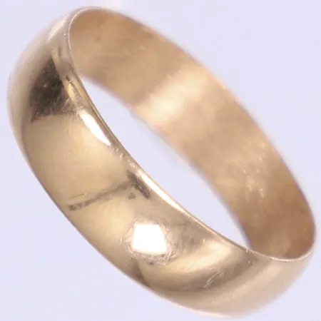 Ring, slät, stl 20¼, slitage, 18K Vikt: 4,8 g