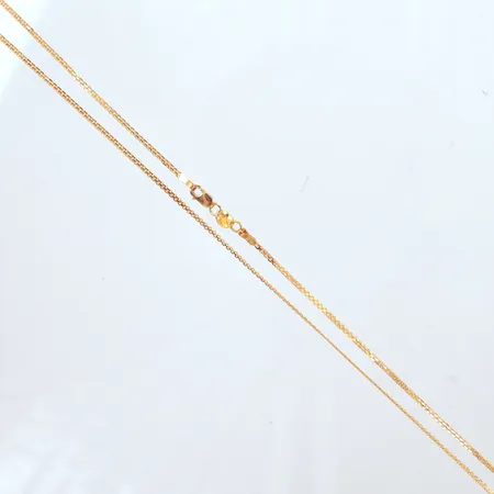 Kedja, längd 50cm, 21K Vikt: 3,5 g