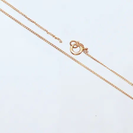 Kedja, längd 42,5cm, defekt av, 18K  Vikt: 1,7 g