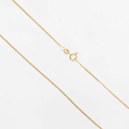 Kejda, Pansar, 41cm, bredd 1mm, 18K.  Vikt: 3,2 g