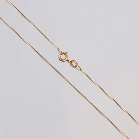 Kedja Pansar 42cm bredd 1mm GFAB 18K Vikt: 1,3 g