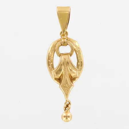 Hänge, 32x10mm, 18K Vikt: 1 g