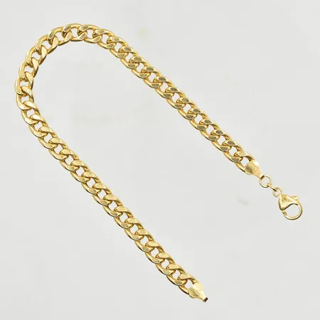 Armband Pansar, längd 22 cm, bredd 6 mm, 14K. Vikt: 12,4 g