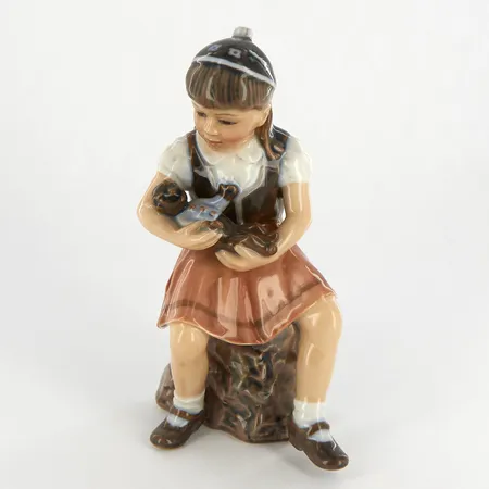 Figurin Dahl Jensen, "Bente", Nr: 1295, Höjd 15cm, 