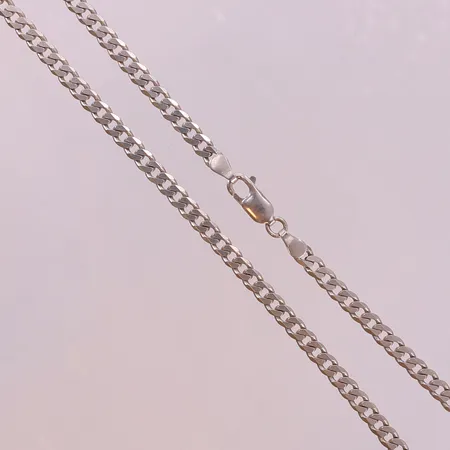Kedja Pansar, längd 50cm, bredd 4,2mm, silver 925/1000.  Vikt: 16,2 g