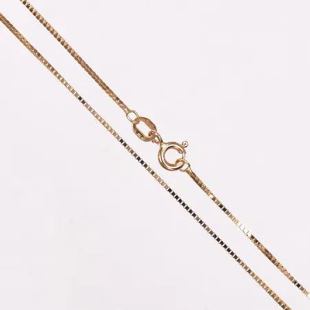 Kedja, Venezia, längd 42cm, bredd 0,8mm, Guldfynd, 18K Vikt: 2,4 g