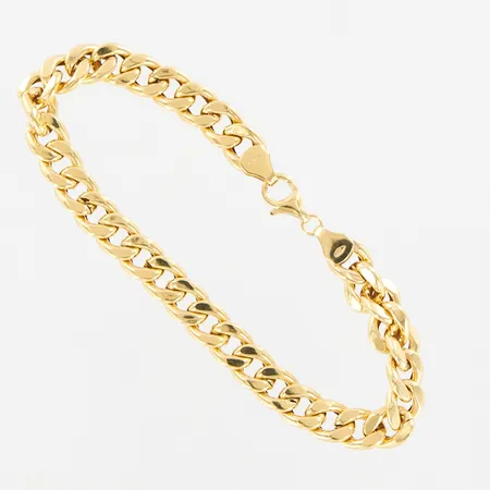 Armband pansar, ihåligt, 20cm, bredd 7mm, 18K Vikt: 5,4 g