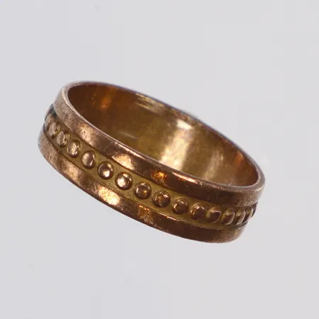 Ring Kalevala Koru, brons, mönstrad stl 17 bredd 5mm 