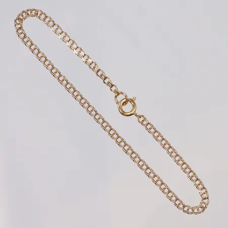 Armband Bismarck 18cm bredd 3mm, SEF, 18K Vikt: 2 g