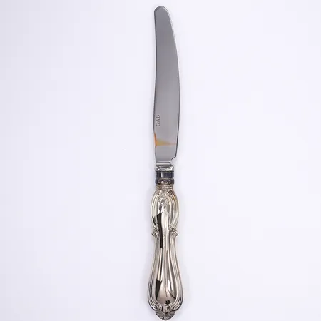 Matkniv, 21cm, blad i stål, fyllt handtag, silver 830/1000 Bruttovikt: 83,1g Vikt: 83,1 g