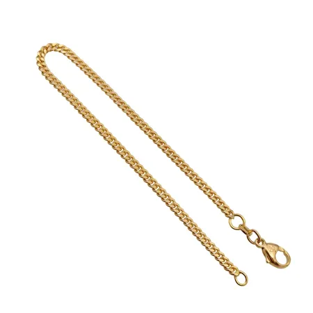 Armband Pansar, 18K guld, Balestra Italien, svensk kontrollstämpel, längd 18,5 cm, bredd 2,7 mm, fint skick Vikt: 6,4 g