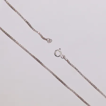 Kedja, venezia, längd 51cm, låsögla saknas, 925/1000 silver  Vikt: 5,8 g