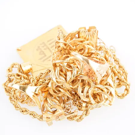 Diverse guld, 21k Vikt: 71 g