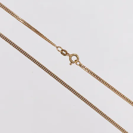 Kedja, Pansar, längd 45,5cm, bredd 2mm, 18K Vikt: 8,6 g