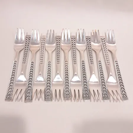 Smörgåsgafflar 13st, modell Juvel, längd 15,8cm, silver 830/1000 Vikt: 281,3 g