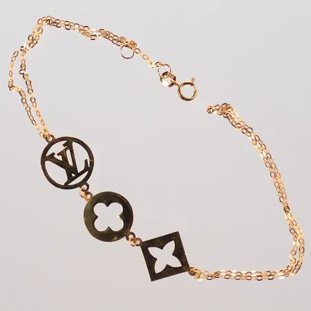 Armband, defekt, 21K, 1,2g Vikt: 1,2 g