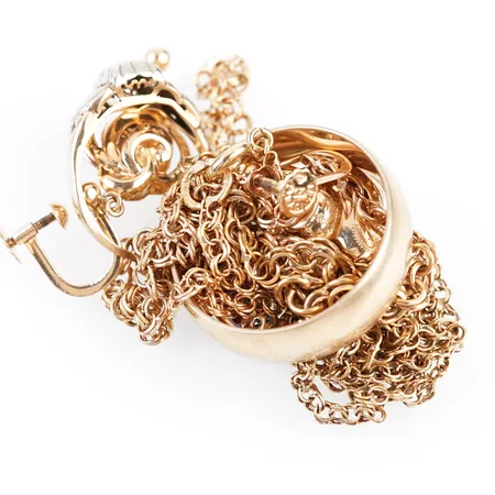 Diverse guld, 18k Vikt: 28,4 g