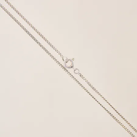 Kedja Pansar, längd 38,5cm, bredd 1,5mm, silver 925/1000 Vikt: 3,1 g