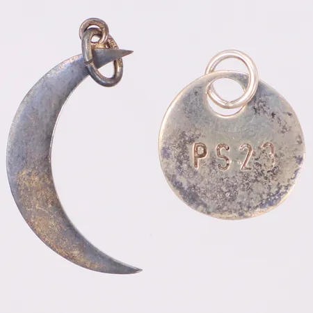Hänge, längd 16mm, e. israelsson, Hänge, måne, 925/1000 silver  Vikt: 1,9 g