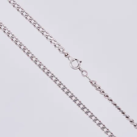 Halskedja Pansar, länd ca 66cm, bredd ca 4mm, silver 925/1000 Vikt: 25,4 g