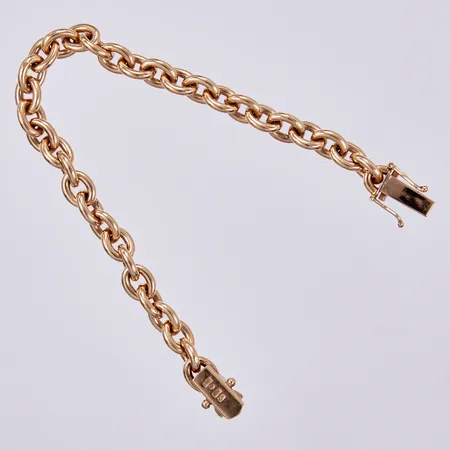 Armband, längd: ca 20,3cm, bredd: ca 3-9mm, GHA, gjord åe 2015, 18K  Vikt: 28,5 g