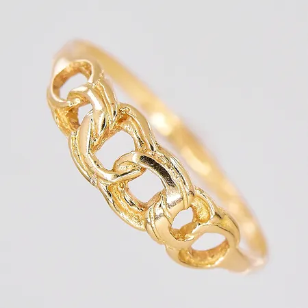 Ring Bismarck, stl 16, 18K Vikt: 1 g