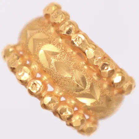 Ring, stl 16½, bucklor, 21K Vikt: 4,9 g