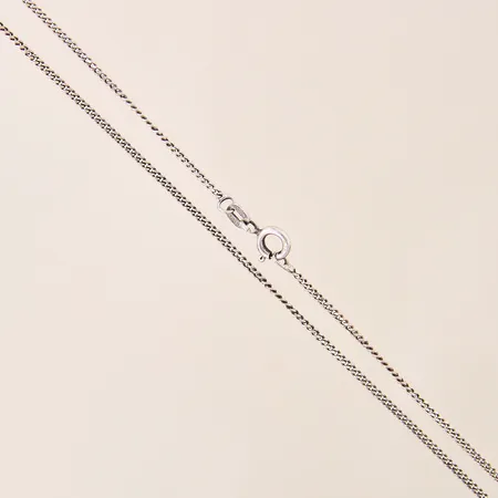 Kedja Pansar, längd 43cm, bredd 1,6mm, silver 925/1000 Vikt: 3 g