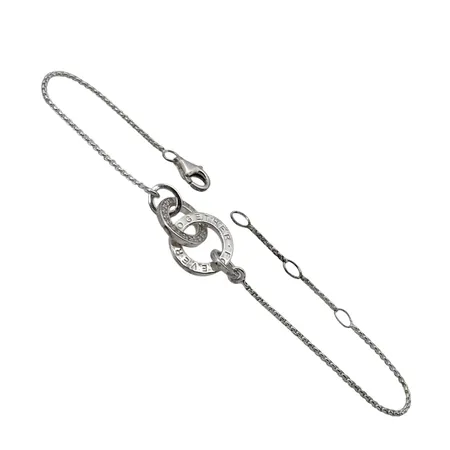 Armband, silver 925/1000, THOMAS SABO, "Forever Together",  Cubic Zirkonia (samtliga i behåll), längd 16,5-19,5 cm, mycket fint skick  Vikt: 3,9 g