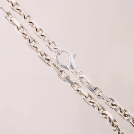 Kedja Ankar, längd 50,5cm, bredd 8mm, GHA, silver 925/1000 Vikt: 105,2 g