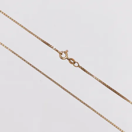 Kedja, Venezia, längd 45cm, bredd 1mm, 18K  Vikt: 4,8 g