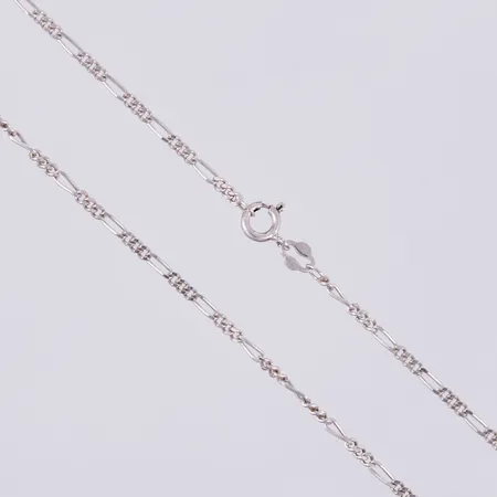 Halskedja, längd ca 70cm, bredd ca 2cm, silver 925/1000 Vikt: 6,8 g