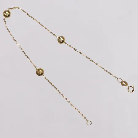 Armband, längd ca 19cm, bredd 1-5mm, GHA, 18K Vikt: 1,2 g