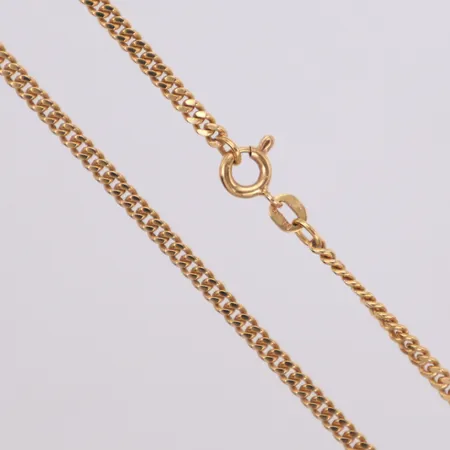 Kedja, pansarlänk, 40,5cm, bredd: 2,6mm, Balestra, 18K Vikt: 10 g