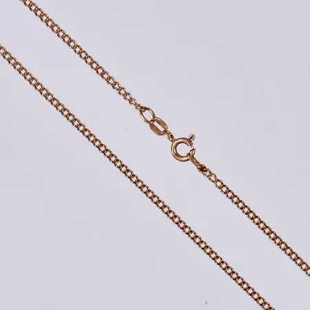 Kedja Pansar, 50,5cm, bredd ca 2mm, 18K Vikt: 6,3 g