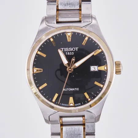 Herrur Tissot automatic, datum, ref: T060407, 11BL0853597, stål/doublé, Ø 39mm
