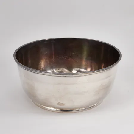 Silverskål, Ø 18,5cm, höjd 8,5cm, personlig gravyr, Strömdahl år 1959, Silver 925/1000 Vikt: 553,2 g