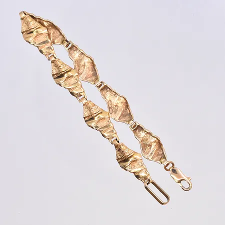 Armband, längd 18,5 cm, bredd 10 mm, 18K. Vikt: 13,8 g