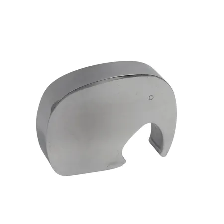 Flasköppnare "Elefant", GEORG JENSEN, aluminium, mått 45 x 60 x 15 mm, fint bruksskick, vikt 84 gram Skickas med paket.