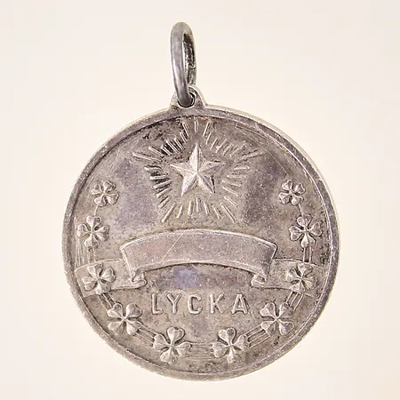 Hänge med dekor, 27,5x12mm, repig, GFAB, silver 830/1000 Vikt: 5,1 g