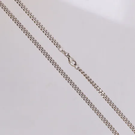 Kedja, Pansar, längd 39cm, bredd 3,8mm, 925/1000 silver Vikt: 14,9 g