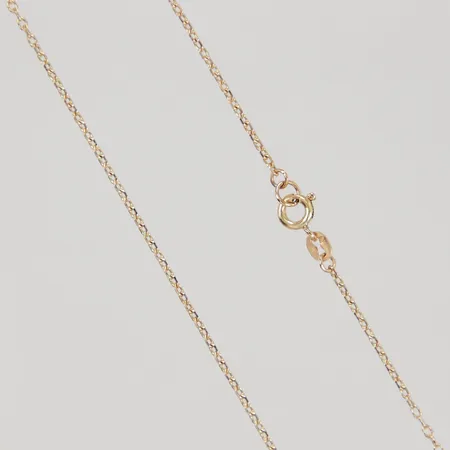 Kedja, Ankar, 65cm, bredd 1mm, 18K Vikt: 4,5 g